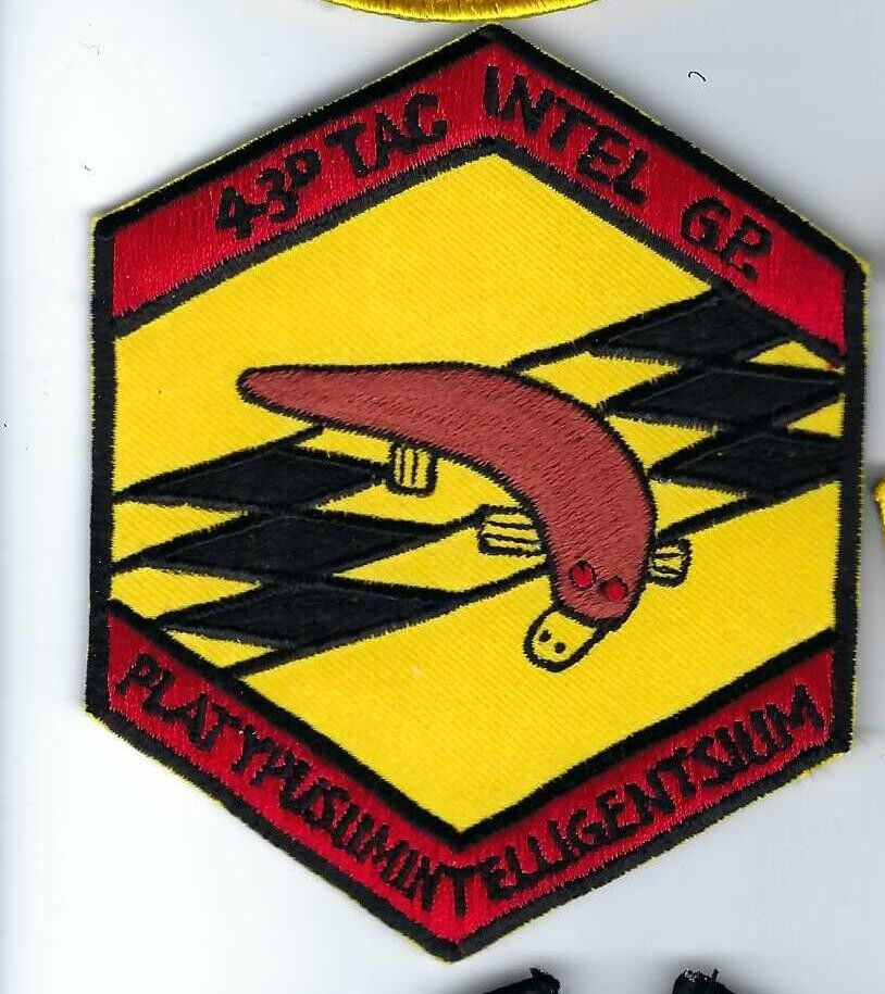 PATCH USAF 43RD TAC INTEL  GP              DB-2
