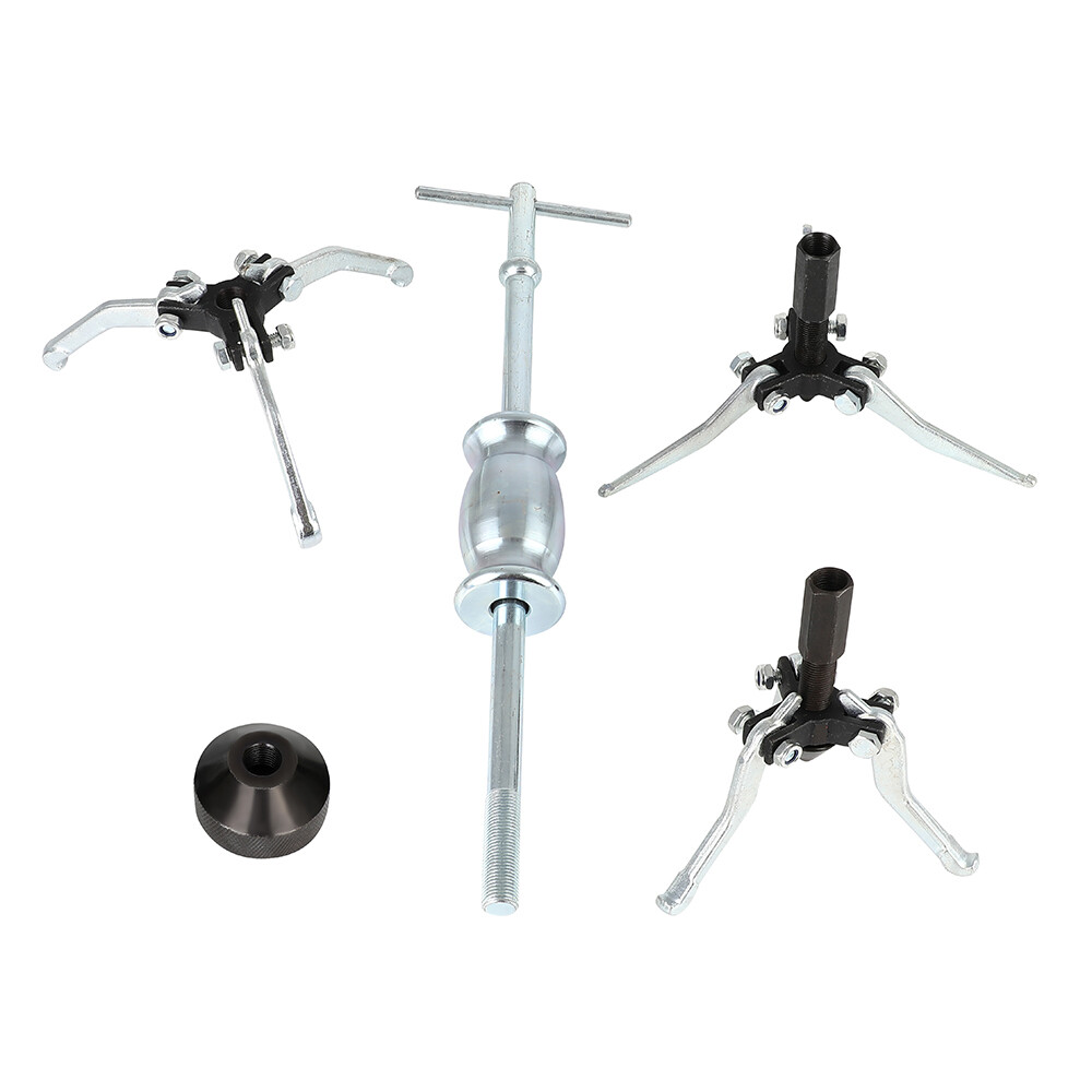 3 Jaw Gear bearing Slide Hammer Puller Set Internal External Puller tool kits