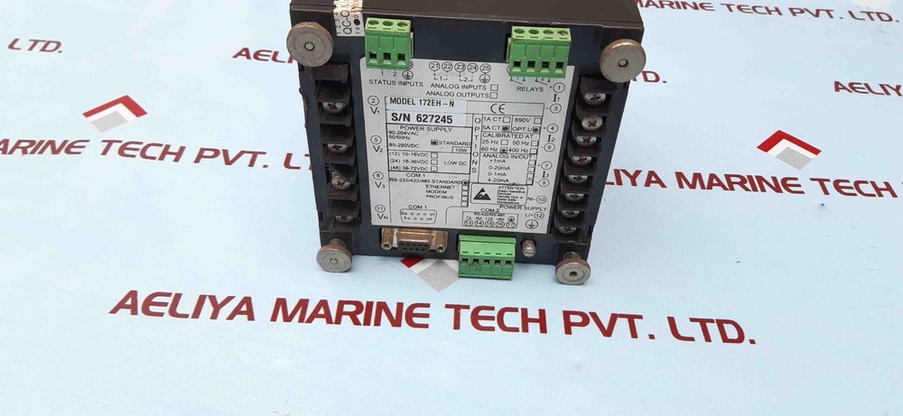 Satec PM172EH Advanced Power Analyzer 90-264 VAC