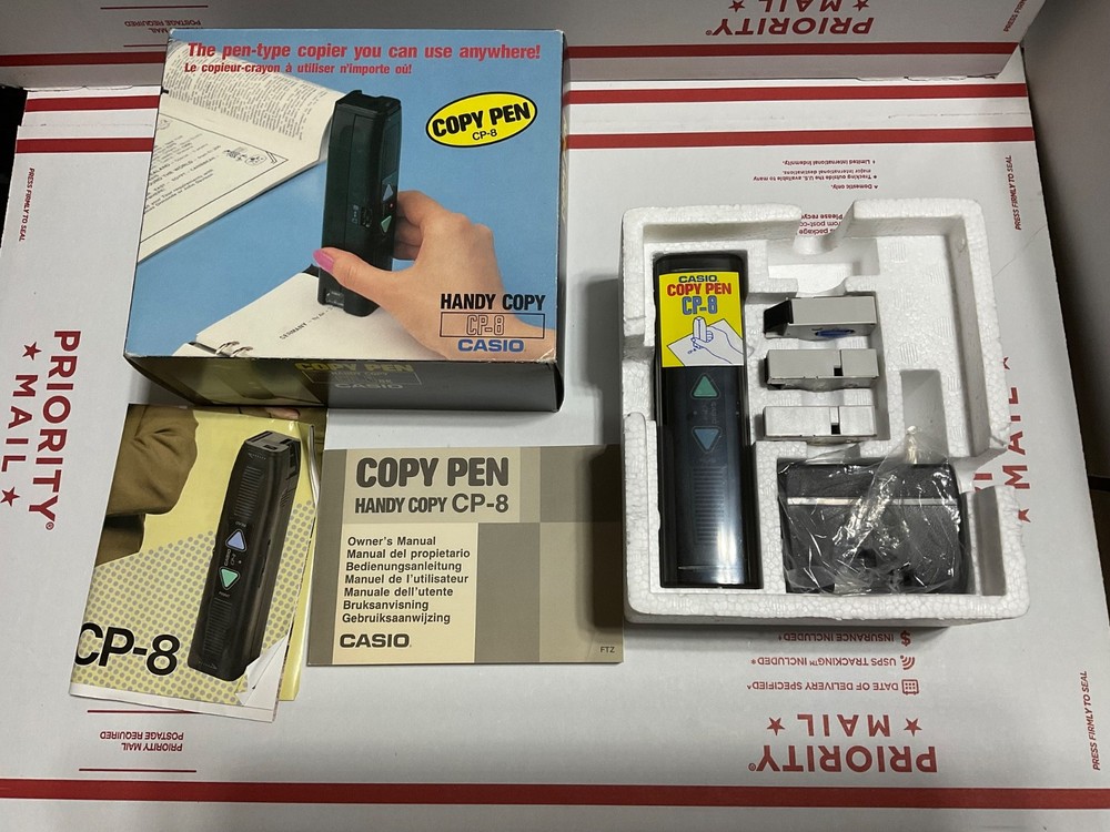 Casio Copy Pen CP-9 Hand Scanner