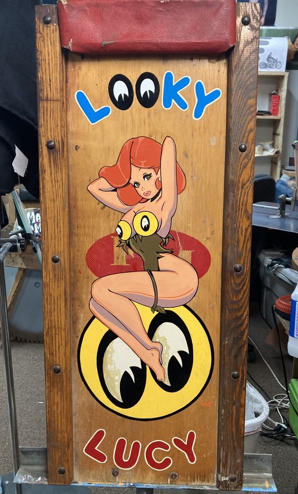 Vintage  Creeper Wood Mechanic Creeper Shop Roller