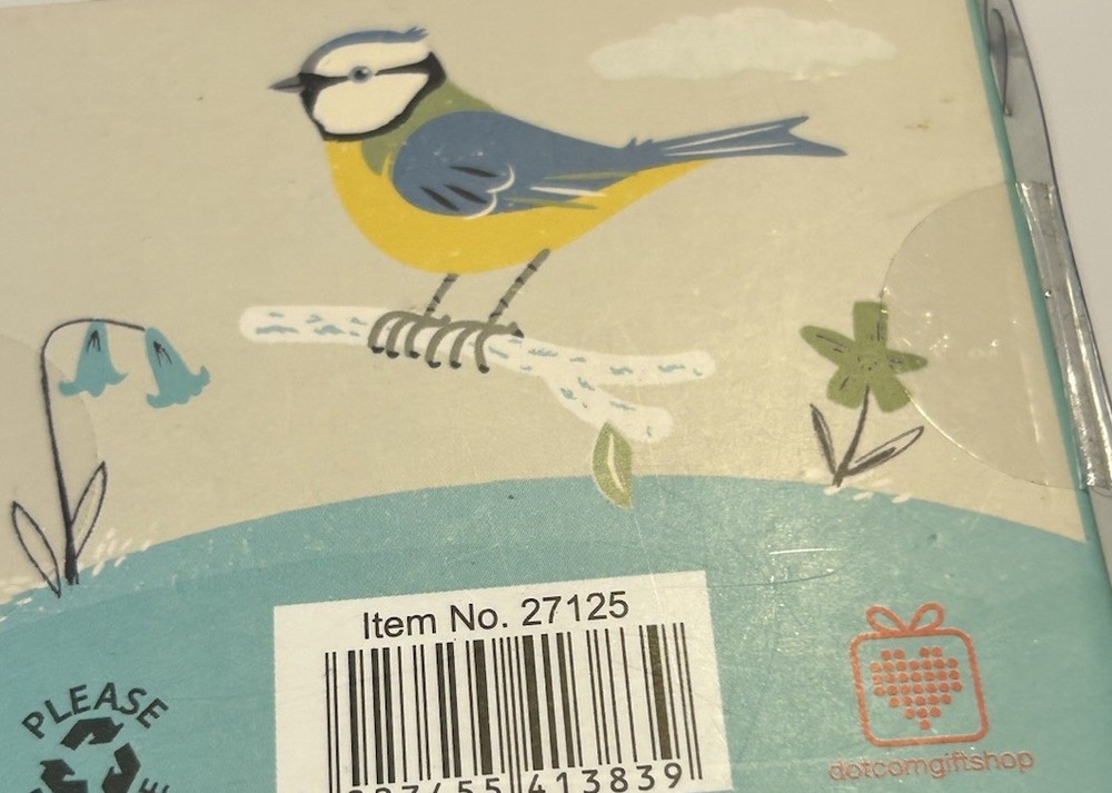 Rex London Mirror Compact Blue Tit Bird