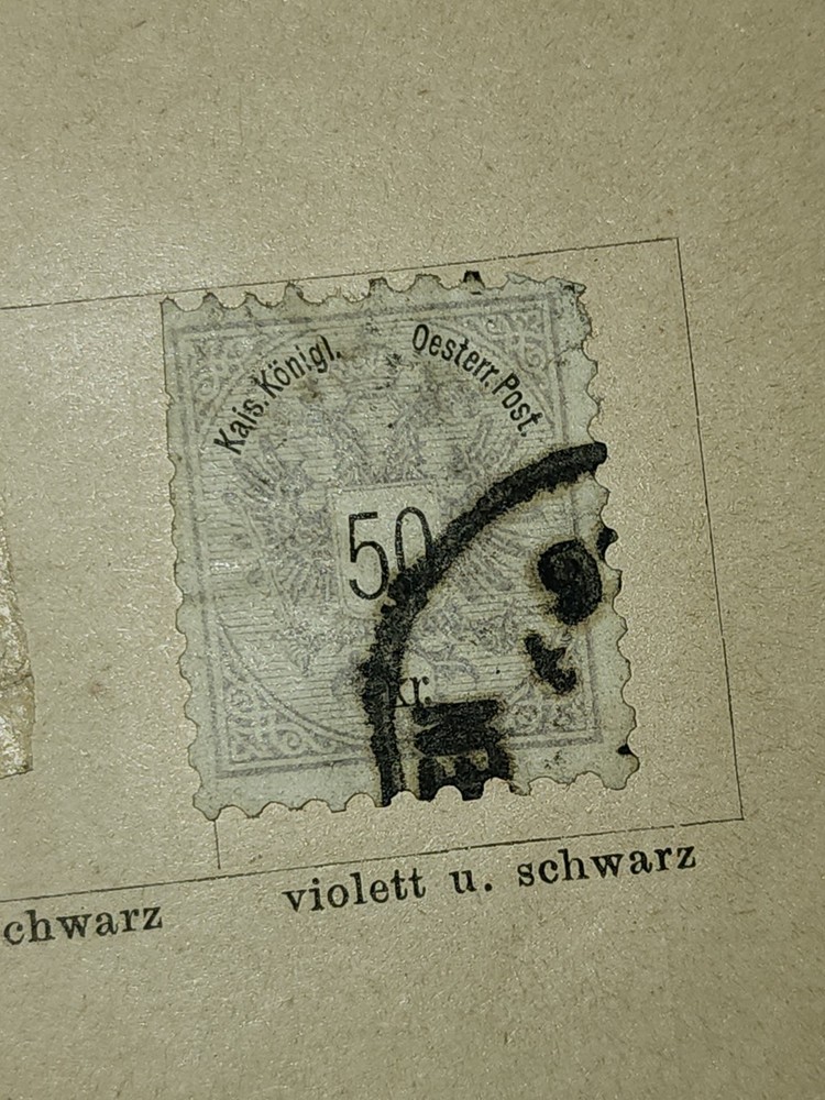 Foreign Osterreich 50 Kr Stamp Used - #I76
