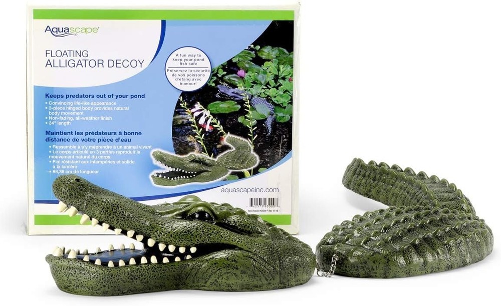 Lifelike Floating Alligator, 34" Green
