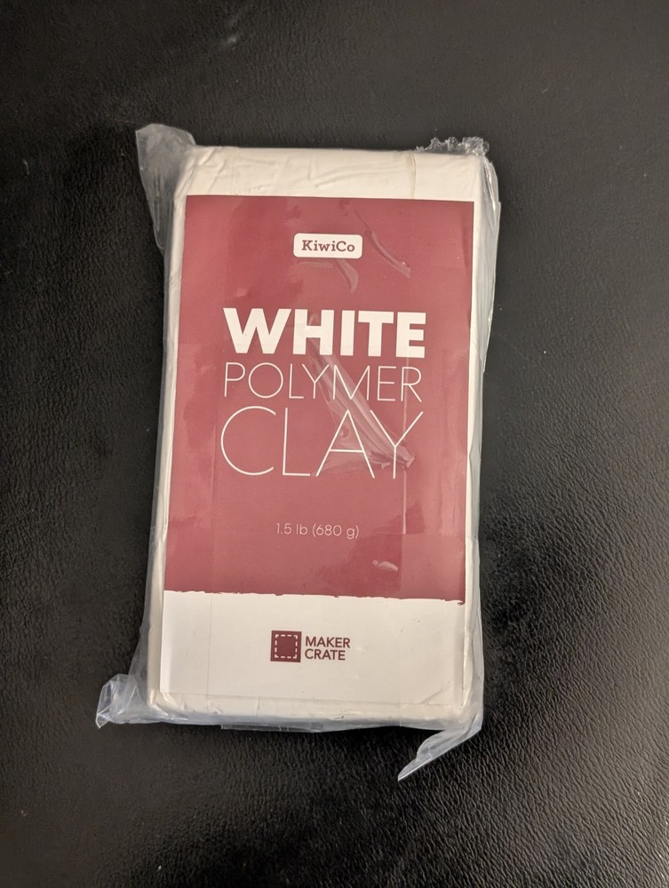 Kiwi Co White Polymer Clay