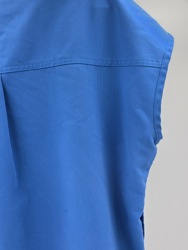 FIGS Scrub Top Women’s Medium Blue Technical Collection V-Neck