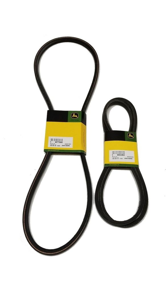 John Deere Primary(M77988) & Secondary(M82462) Deck Drive Belt for 38" Deck -