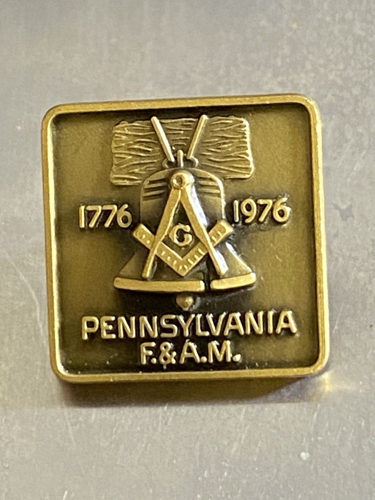 vintage masonic lapel pin
