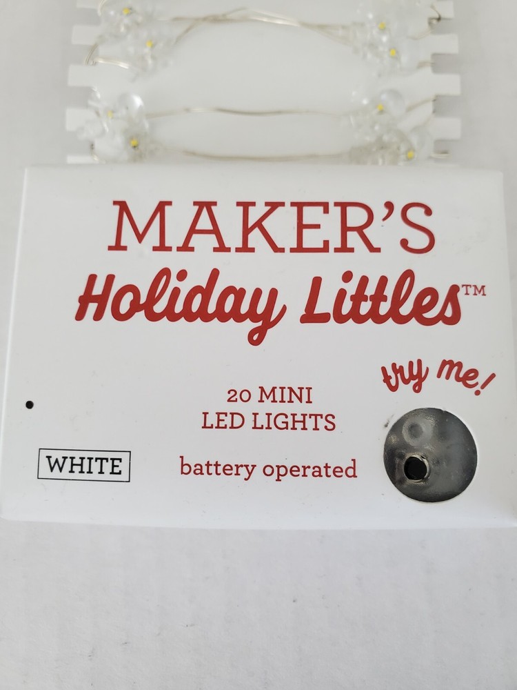 Snowmen 20 mini LED lights - 4.20 ft.