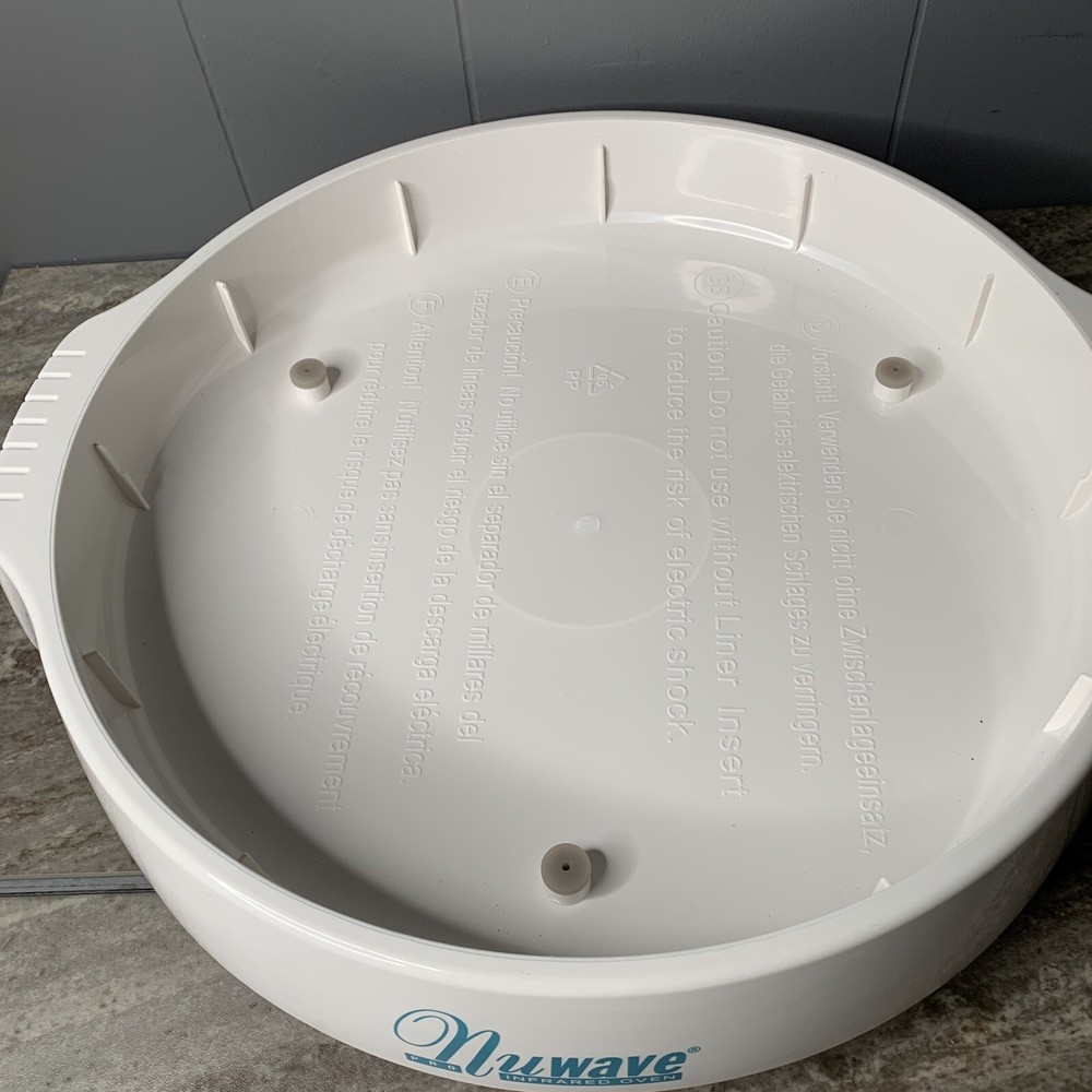 NuWave Pro Plus Oven 20341 REPLACEMENT PART Bottom Base Pan&Drip Tray Only, New