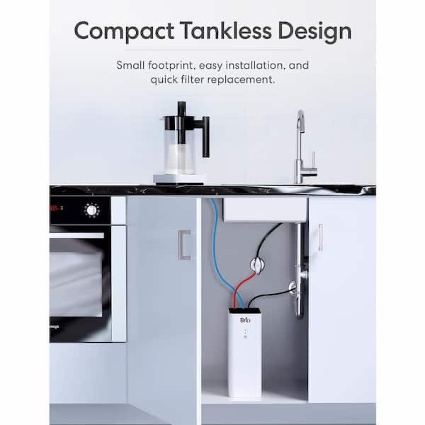 Brio Amphora Reverse Osmosis Under Sink Filtration System