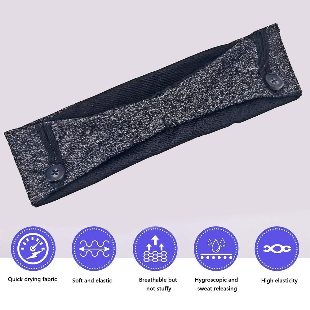 Comfortable Oxygen Nasal Cannula Ear Protector Grey and White Stripes