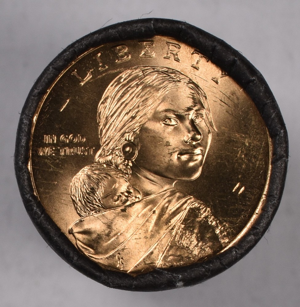 2015-P Native American Dollars - BU Mint Wrapped Roll