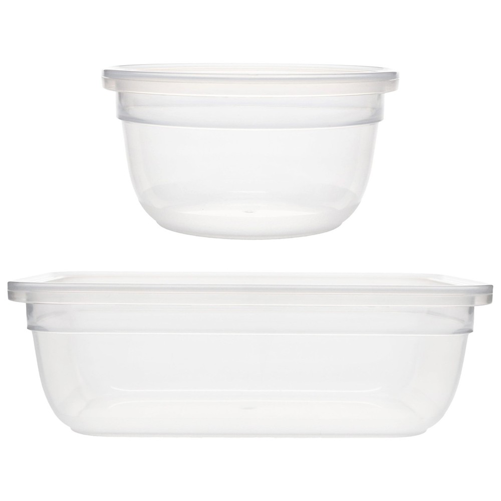 Snapware (4) 8602R 3-Cup & (4) 7202R 1.2-Cup Total Solutions Plastic Storage