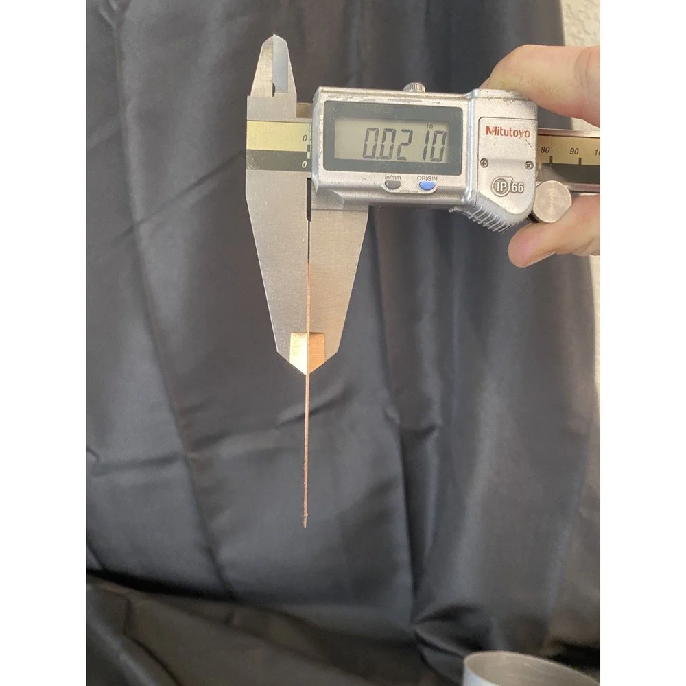 Square Copper Stamping Blanks, 3"x3" (10 Pack)