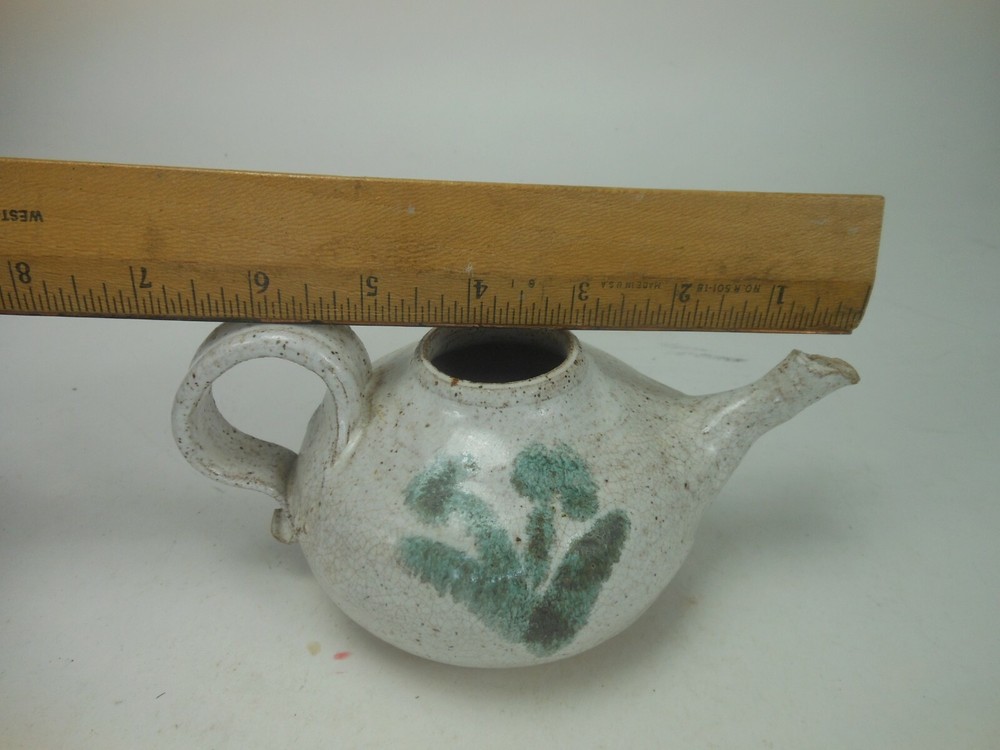 Small Studio Pottery Teapot Art Pottery Signed Hand Made