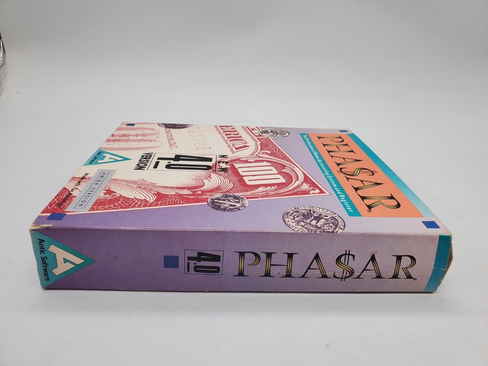 Phasar Pha$ar v4.04 - Professional Home Accounting & Register - Commodore Amiga