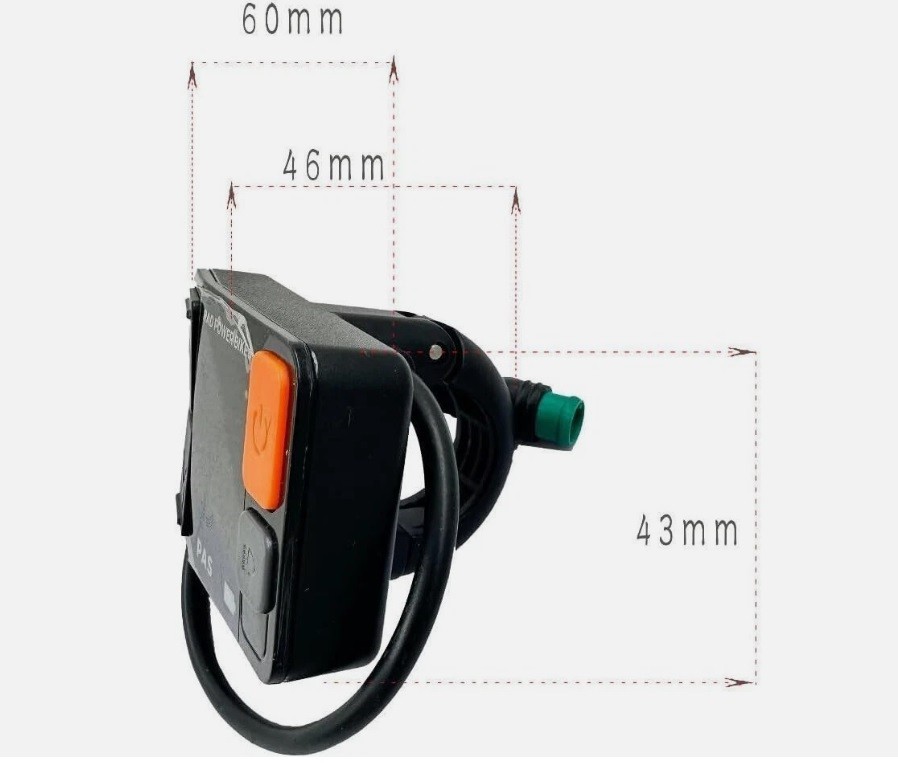 Rad Power LCD Display Meter 48V Ebike Speed Control Screen Panel with Waterproof