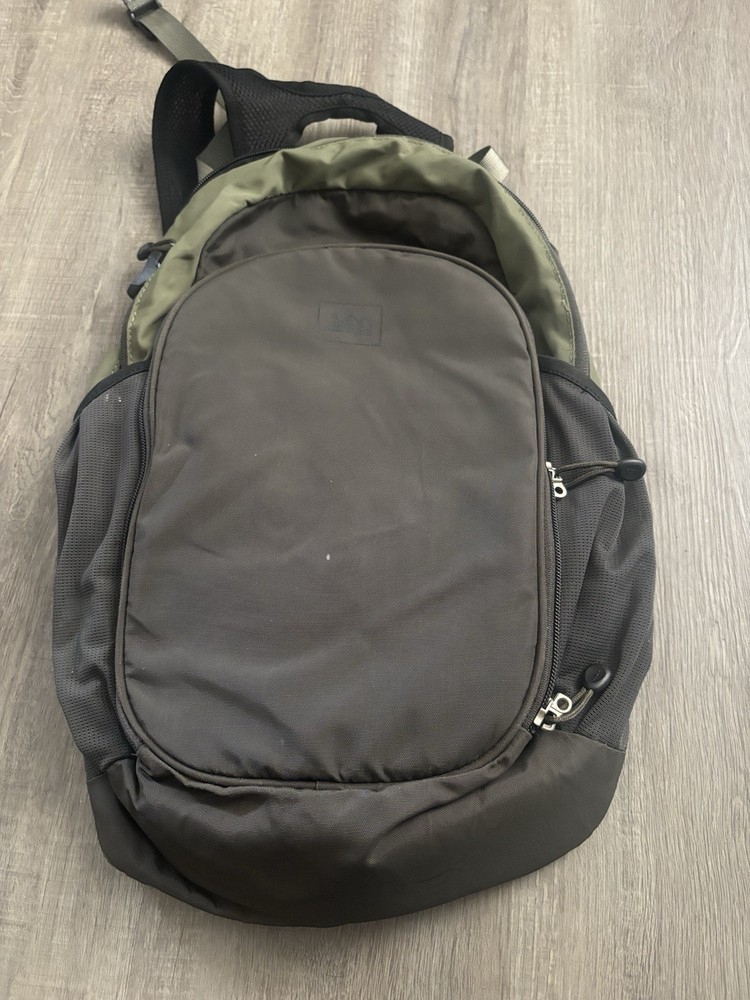 REI Lightweight Hiking Backpack Green Gray