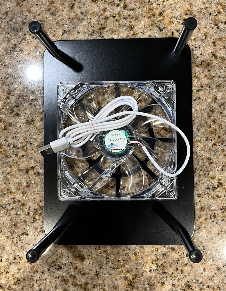 Mobile Linear Amplifier Cooling Fans - Black, Metal, 5VDC
