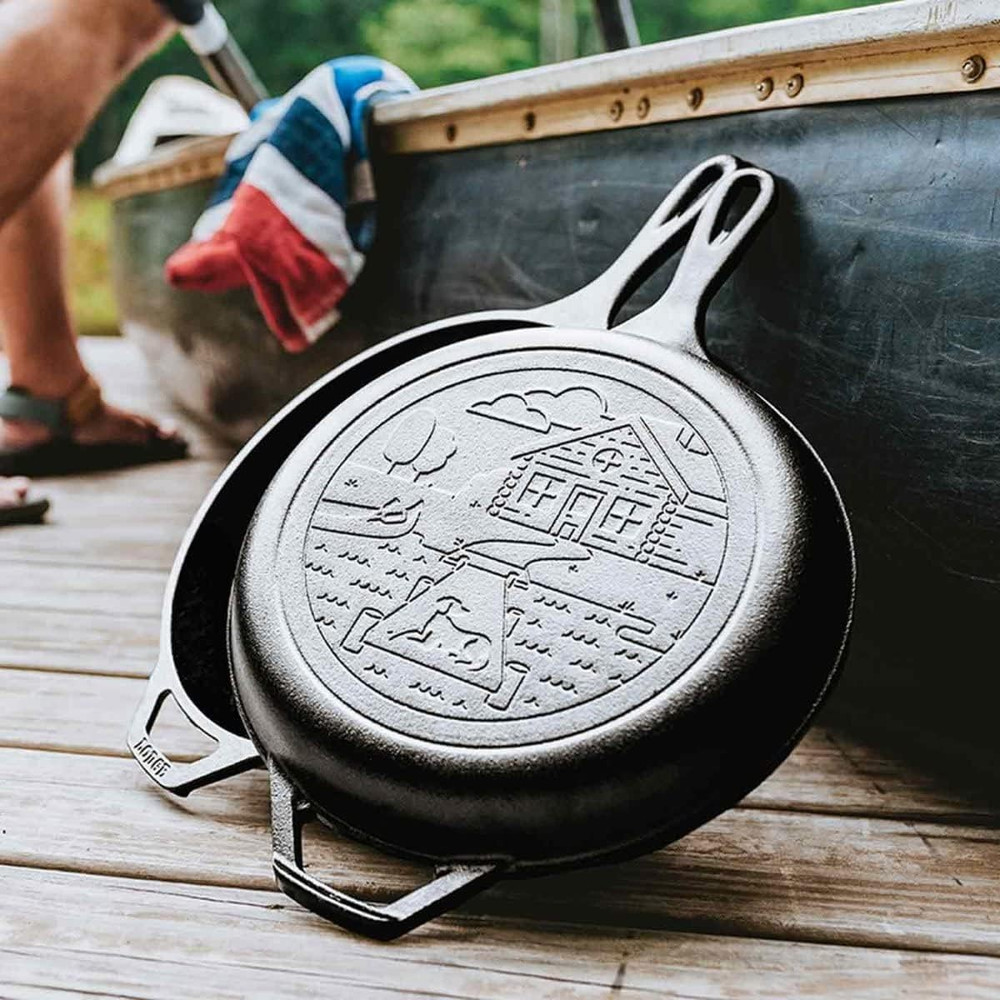 Cast Iron Wanderlust Series, Cabin Combo Cooker, 3.2 Quart​