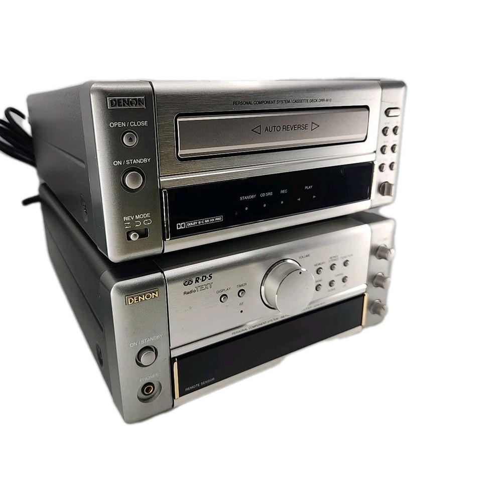 Denon UDRA-M10 Receiver + DRR-M10 (Needs Work) Tape – 2pc System No Remote. Read
