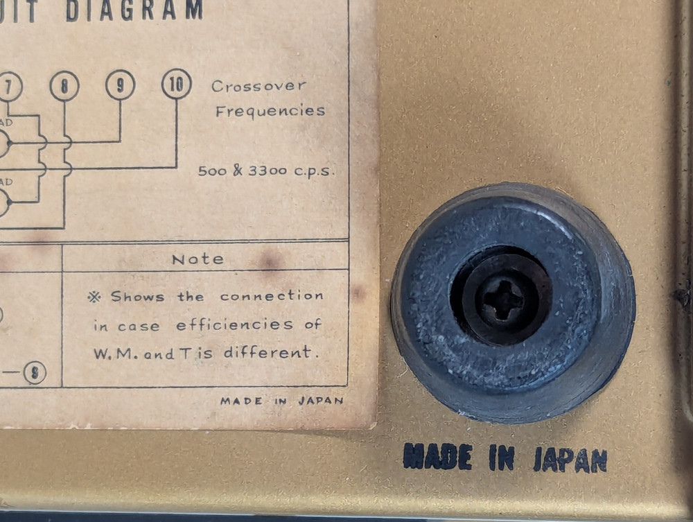 Vintage Calrad CN-3 Three way Crossover