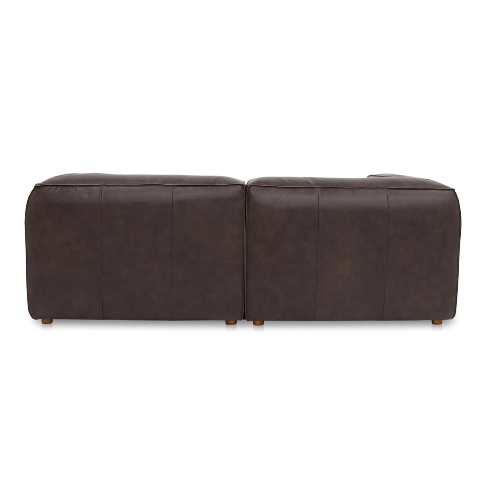Moe's Home Collection Form Modular Sectional Leather Brown