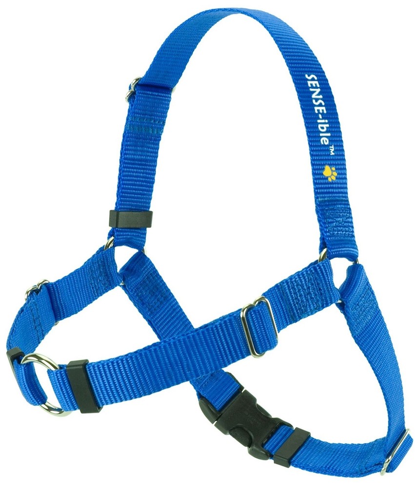 Sense-ible No-Pull Dog Harness (Blue, Medium/Large Wide) Fast Ship