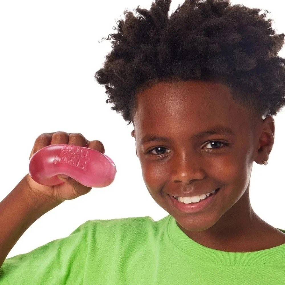 Nee Doh Nice Cube - Super Solid Squish! (Pink) - Brand New