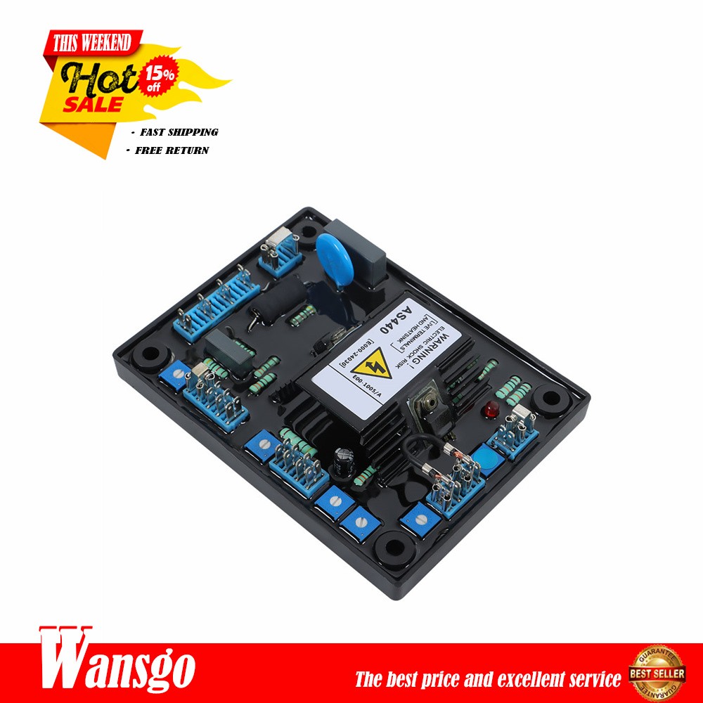 Automatic Voltage Regulator Module AVR AS440 Fit For Generator Genset