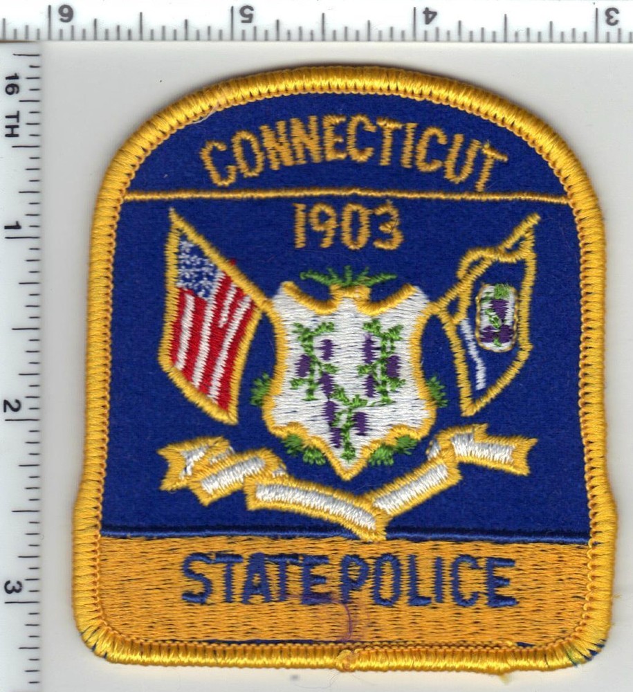 Connecticut State Police Cap/Hat Patch - new