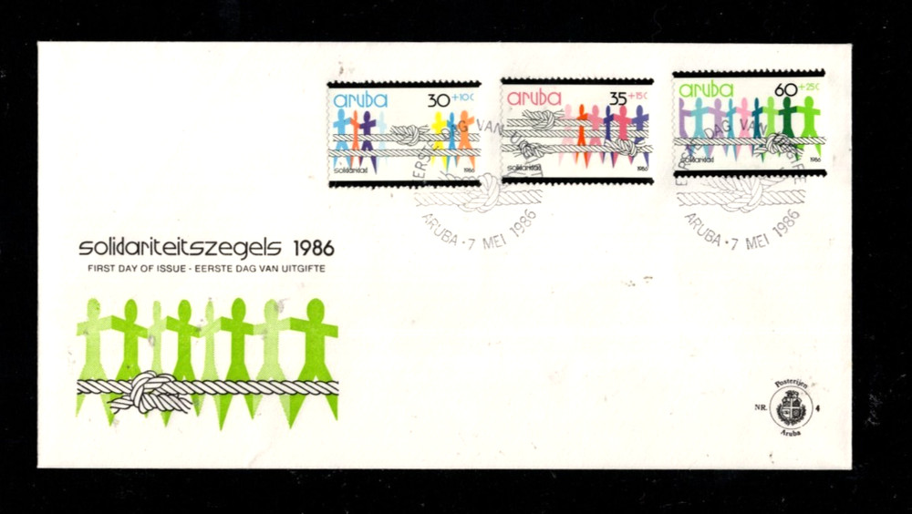 Aruba B1-B3 FDC Solidarity Social Projects Cachet    Compare    Nice Price