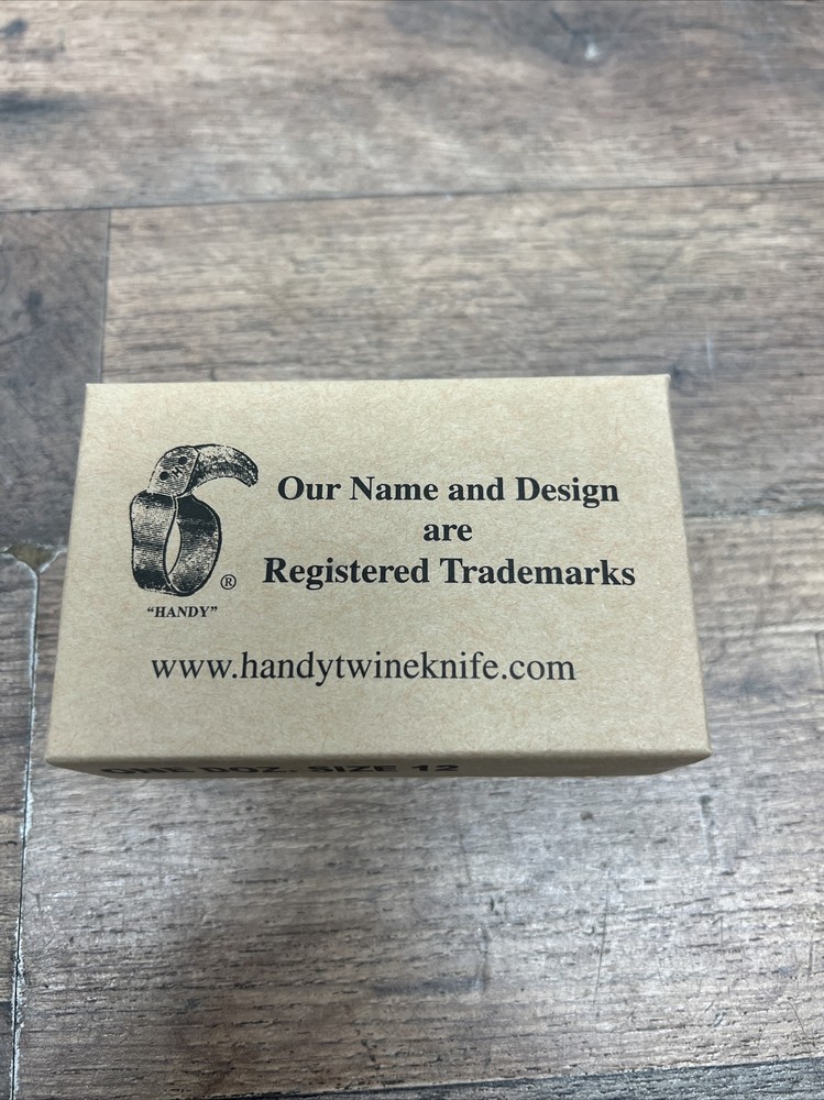Handy Twine Fixed Blade Ring Knife - Size 12 (12 Pieces)