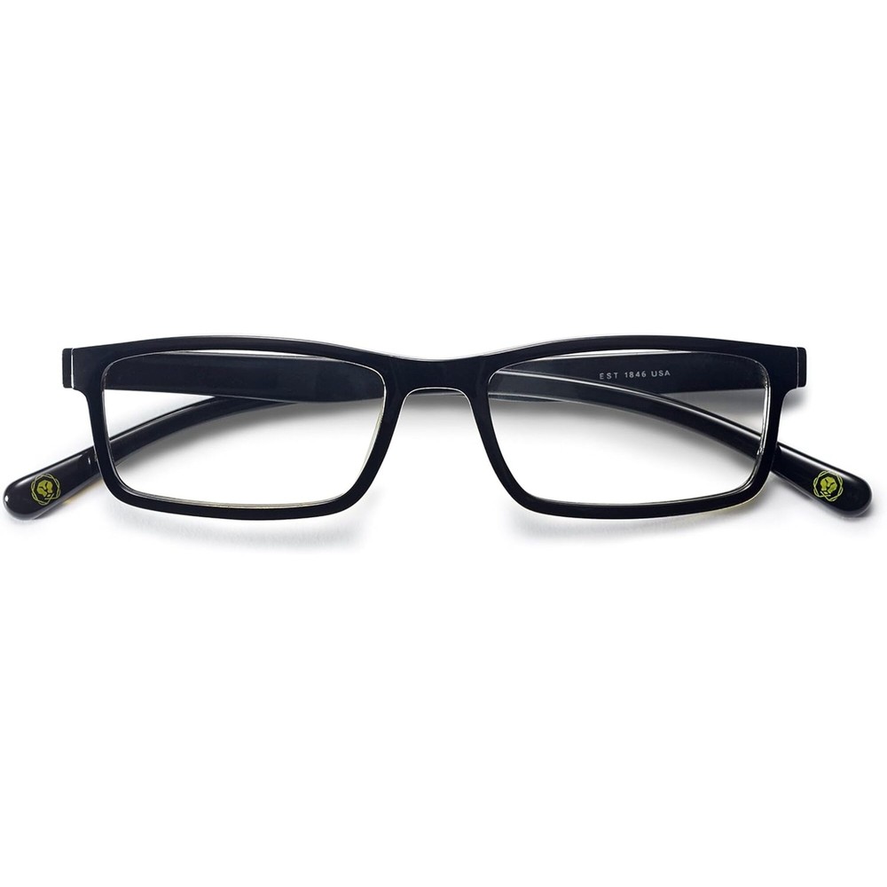 Cross Unisex Reading Glasses Stanford Black Rectangular Frame, +1.00 RD0190-1A