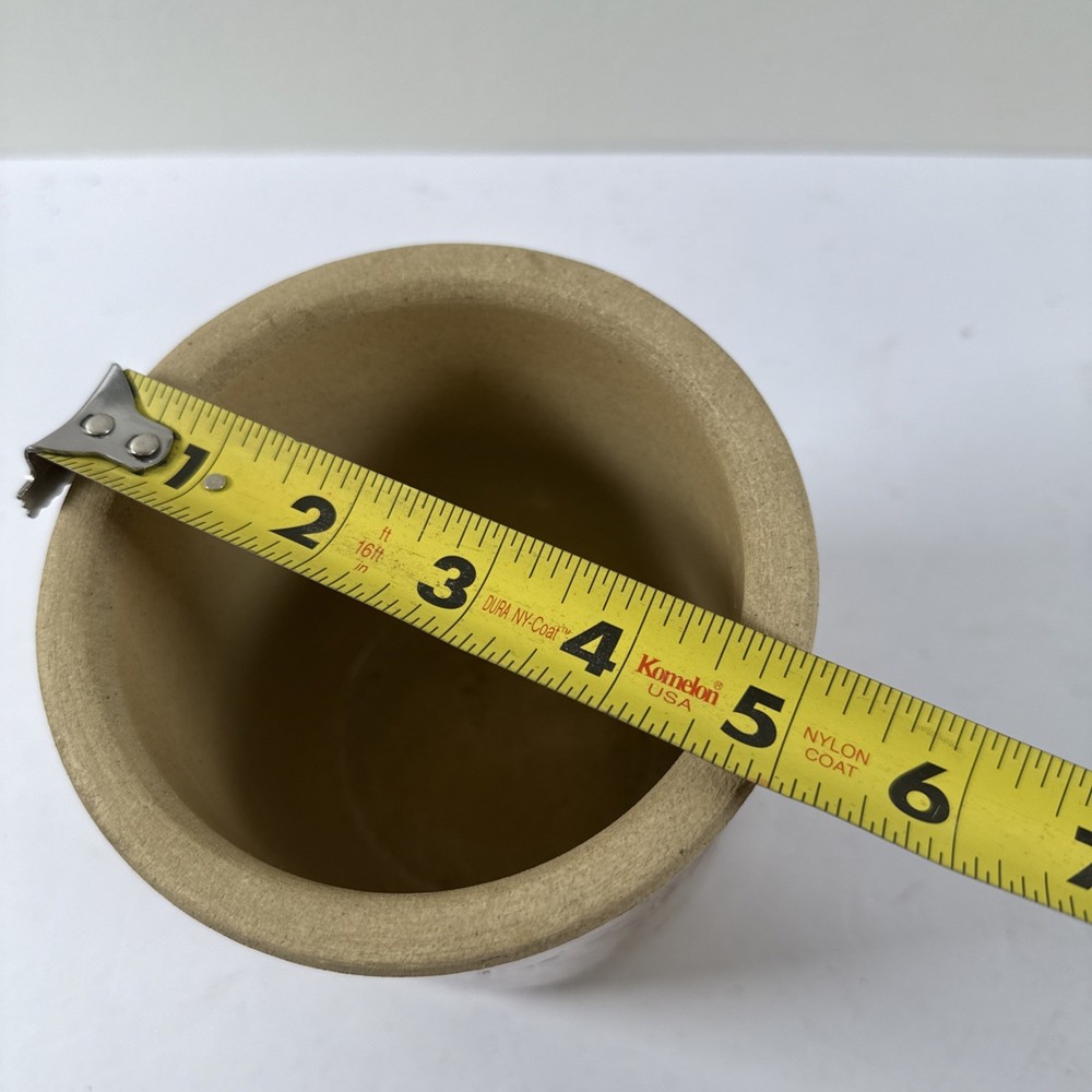Brown SpongeWare Pottery Jar