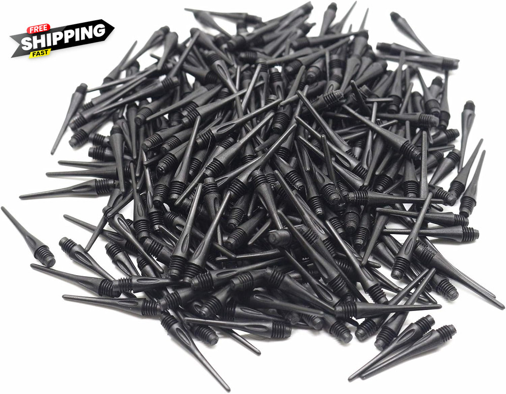 2BA Thread Plastic Tip Dart Points 300 Pack Soft Dart Tips Replacement Dart Acce