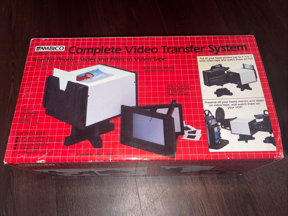 Ambico Complete Video Transfer Vintage Camcorder