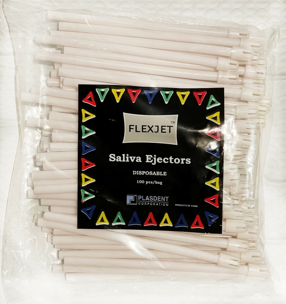 Saliva Ejector Plasdent 3 Colors Available (100 pcs per pack)