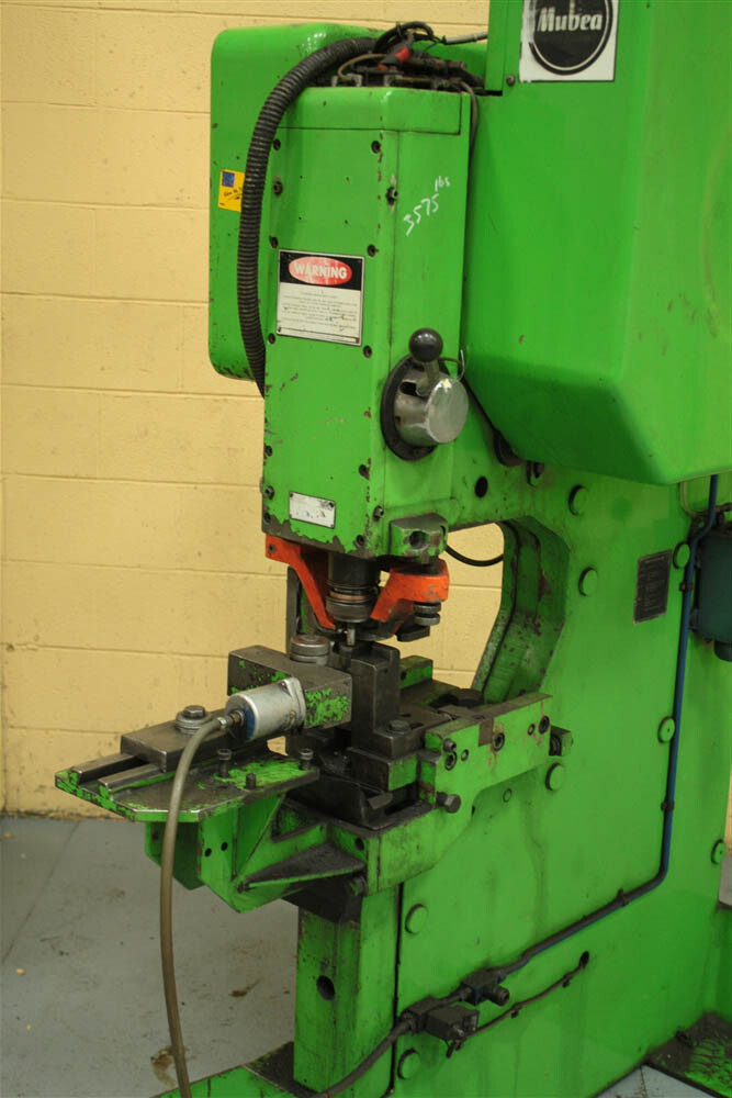82 TON MUBEA MODEL #KL750 WITH CNC FEED PUNCH LINE: YODER #56444