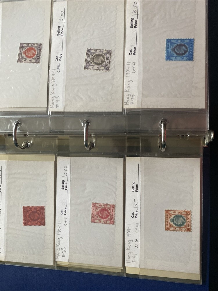 hong kong stamp collection