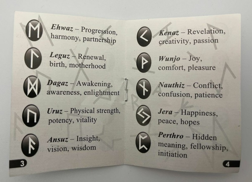 Rose Quartz Rune Set