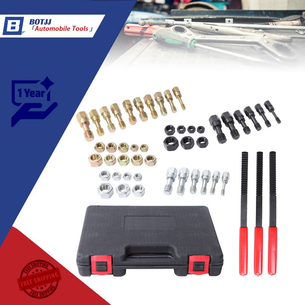 Thread Chaser Tool Set UNC UNF Metric Thread Restorer Tool Rethreading 49Pcs New