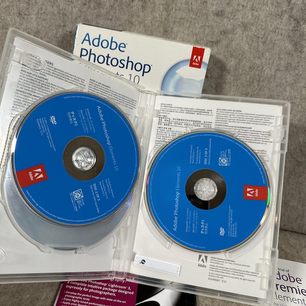 Adobe Photoshop Elements 10 PC / Mac OS (No Code)
