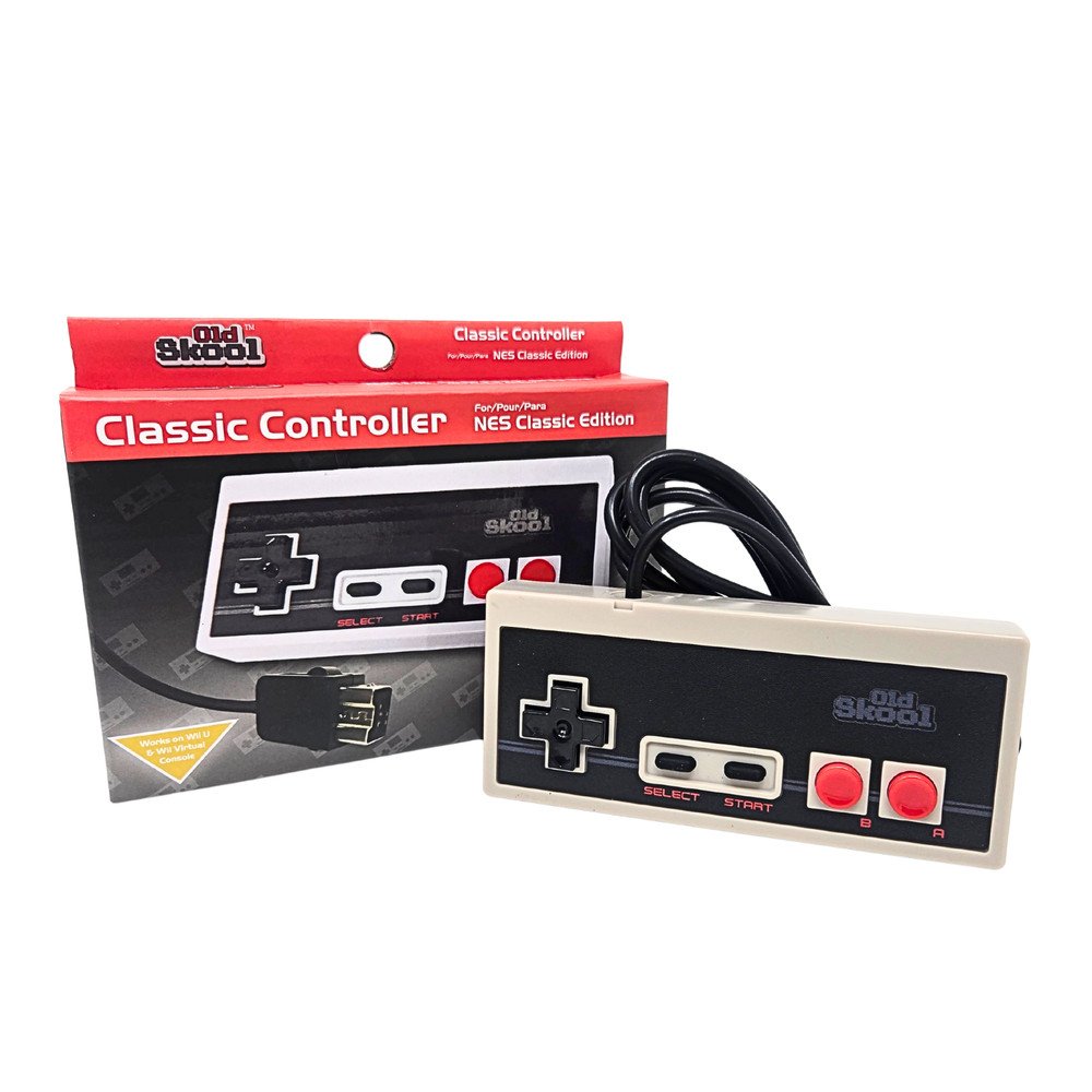 OLD SKOOL CLASSIC CONTROLLER FOR NES CLASSIC EDITION MINI SYSTEM