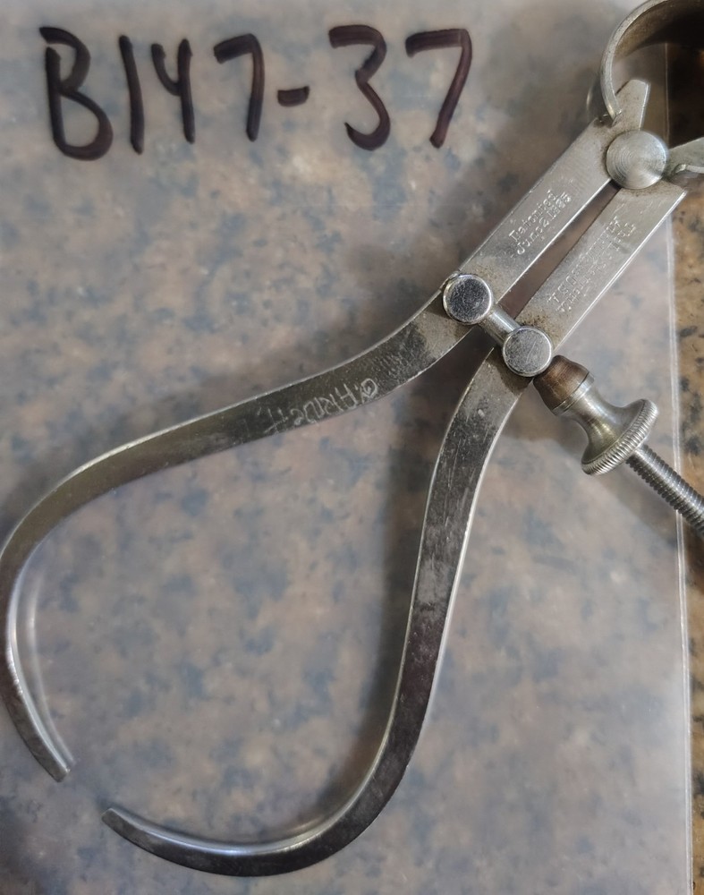 🗽 VINTAGE STARRETT 4" OD CALIPER