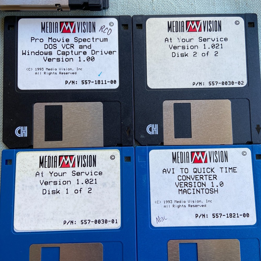 Computer Software Media Vision Sound Forge Thunder Lightning Driver Windows DOS