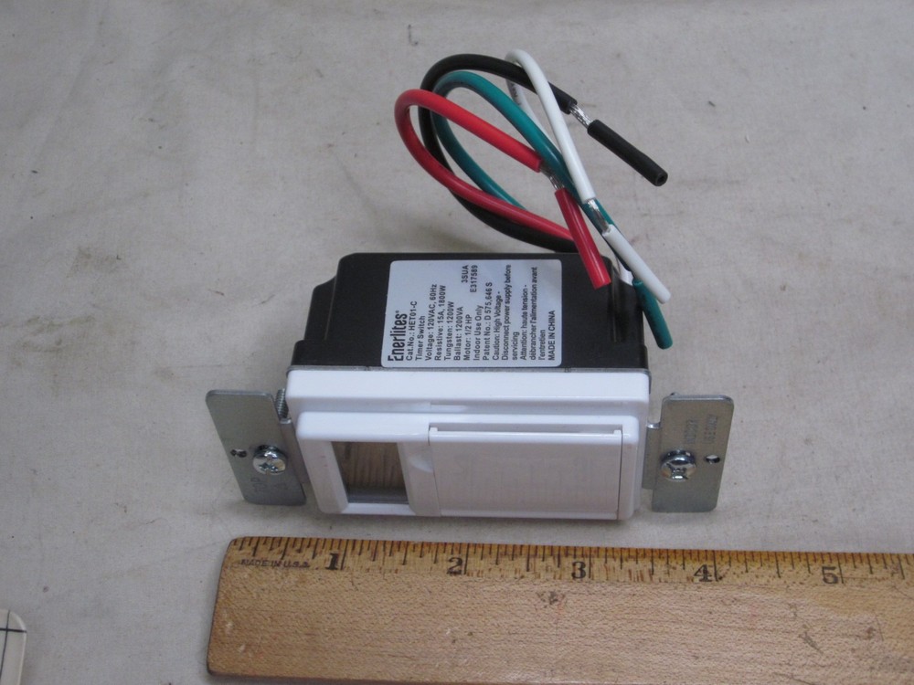Enerlites Cat.No.: HET01-C Timer Switch electrical control base unit only