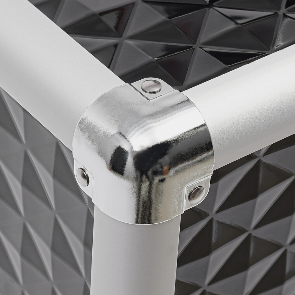 Professional Rolling Makeup Train Case, Multi-functional Cosmetic Trolley, Large