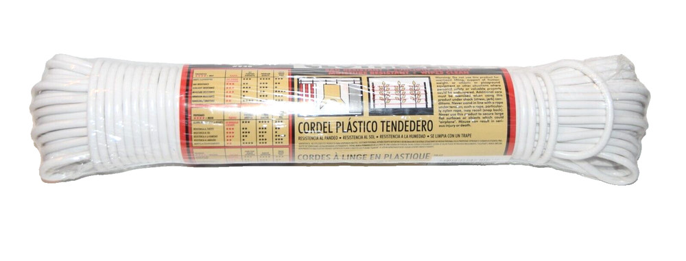 Lehigh 100 ft Plastic Clothesline New Sealed